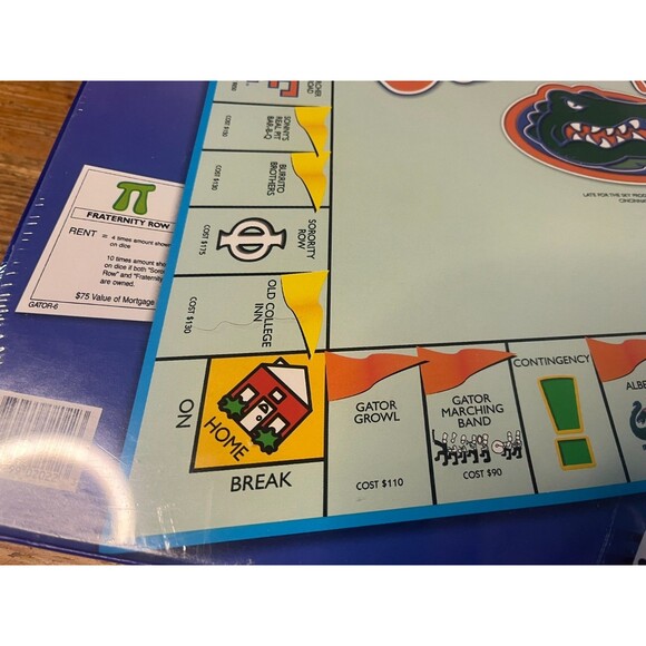 Gator opoly Board Game University Of Florida Gators Monopoly UF New Sealed - Picture 6 of 8